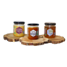 Lot de 3 miels : ronce, bruyère blanche et buplèvre 750g